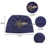 Beanie/Skull Caps Women 1pc Twisted Headcarsves Head Wrap Solid Color Inner Elegant Hat Beanie Turban Chemo Cap med pärlor F DHGARDEN DH6GF