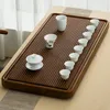 Tea Tray 1PC Chińskie narzędzia ceremonii Naturalne drewniane taca domowa tablica stolika wysokiej jakości wielofunkcyjna