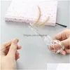 Tijeras de oficina Cortador de papel de arte de acrílico transparente Diy Suministros para manualidades Estudiantes portátiles Papelería Durable Entrega de gota simple Sc Dh680