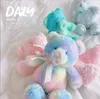 Giocattolo del fumetto di 28 cm giocattolo orso di peluche farcito per bambini decorazione della stanza o cuscino per bambini che dorme giocattolo compleanno/amante miglior regalo