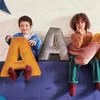Poduszka/poduszka dekoracyjna aksamitne litery 3D rzut poduszka ręka alfabet poduszka