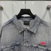 B Family High Edition Paris M-Letter Denim Jacket Blcg