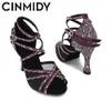 Women Mesh Ballroom Dance Sneakers Cinmidy Latin 118 Silk Satin Wedding Shoes Soft Bottom Woman's Sandals 230411 'S 683