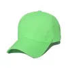 Caps de bola Caps de cor fluorescente telhado macio feminino Capace de beisebol ao ar livre Protecção solar verão UNISSISEX Papai Hat atingido