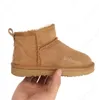 Kids Boots Uggsity Tasman Tazz Kaptaki dziecięce kasztanki Slajdy Sheepskin Ultra Mini Snow Bot Winter Mules Wool Boys Girls Girls Tasman Yu5512