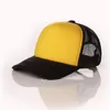 Baseballcaps Aangepaste snoepkleur Netcaps foto's afdrukken advertentiehoeden snapback piekhoed