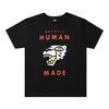 High-version HUMAN MADE short-sleeved T-shirt Fierce Tiger Head Wash Couple Bottom Shirt