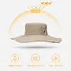 Stingy Brim Sats Fashion Summer Buckte Hat Cowboy Men Men Spendoor Рыбалка пешеходные пляжные шляпы сетчатой ​​анти -ультрафиолетовый солнцезащитный