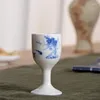 Wijnglazen keramische baijiu cup goblet klein sterk