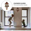 Wall Clocks Kids Room Decor Mute Clock Forest Pendulum Creative Cuckoo Child
