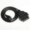 Araba Anahtarı Adaptör Kaydedici OBD dişi konektör 16pin - USB Arayüz Kabloları 1m Uzatma Hatları Teşhis Araçları Dönüştürücü