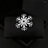 Brooches High-End Snowflake Brooch Cute Japanese Style Pins Fixed Clothes Decorative Creative Corsage All-Match Suit Accessories Jewelry