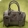 Box Bag Travel Case Bag Kissen Handtasche Leder Damen Tote Handtaschen Geldbörse Reißverschluss Kleine Münzgeldbörse Abnehmbarer Schultergurt