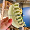 Clamps Big Claw Clips 4 Inch Jumbo Hair Clip Banana Nonslip Large Strong Hold For Thick Women Girls French Design Accessorie Dhgarden Dhcgr