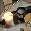 Velas Aromaterapia Casa Interior Fragrância Duradoura Handmade Vela Caixa de Presente Nicho Nórdico Pequeno Ornamentos Jóias Quarto Drop Delive Dhrc3