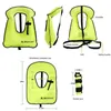 Life Vest Buoy Snorkel Vest Adults Portable Life Jacket Inflatable Swim Vest Buoyancy Aid Swim Jackets for Men Women 230411