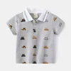 T-shirts mignon dessin animé garçons Polo t-shirt mélange de coton enfant en bas âge bébé hauts t-shirts enfants vêtements enfants Jersey chemise 230411