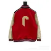 23fw High Edition c Family Autumn and Winter New Towel Embroidery Large Panel Leather Simple Casual Ins Men's Women's Baseball Jacket
