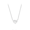 GRAFE necklace for woman designer Peach Heart Cut Diamond jewelry official reproductions 925 silver European size gift for girlfriend with box 018