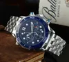 Top Free Outdoor Mens Watches ruch kwarcowy obserwuj czarną tarczę z bransoletą ze stali nierdzewnej