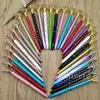 Crystal Glass Kawaii Ballpoint Puns Big Gem Ball Pen с крупной бриллиантовой школьной школьной офис поставки T9I002277