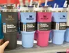 40oz Roze Stanley Waterflessen Met Handvat Geïsoleerde Roestvrijstalen Tumbler Deksels Stro Auto Reizen Mokken Koffie Termos Cups met Logo