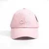 Diseñador Al Yoga Ball Cap Sombrero de béisbol Moda Verano Mujeres Versátil Cabeza grande Envolvente Show Face Wear Lengua de pato para Lulus Green 2327