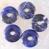Beads 30MM CAB Cabochon Natural Stone Blue Sodalite Round For Jewelry Making DIY Necklace Gem Bead 1Pcs K830