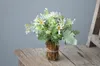 Decorative Flowers WildFlower Bunch With Dried Wood Rustic Twine Faux Foliage Country Style Small Botanical Arrangement