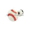 Akcesoria części butów 10pcs Charms Cartoon Sport Ball Ball Football Bughle Dekoracje Dekoracje Croc nadgarstek Jibz Kids Xmas D Dh5di