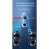Yeni 2pcs araba dikizli enayi aynaları 360 kör nokta aynası ayarlanabilir yuvarlak çerçeve dışbükey geniş açılı net dikiz yardımı yardımcısı ayna