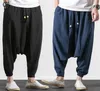 Pantaloni maschili m-6xl 7xl plus size pantaloni di biancheria di cotone maschile moda 2022 pantaloni da ballo hip hop estivi lunghi antwork