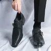 Men Casual Shoes 2024 Office Business Dress Flats Shoes For Men Classic Peacock feather printing Fashion Spring Autumn Shoes