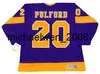 Kob Weng Jersey Bob Pulford Luc Robitaille Tony Granato Tiger Williams Eddie Shack Custom Ice Hockey Jerseys S-5XL