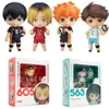 Anime manga haikyuu !! Hinata Syouyou 461 KAGEYAMA TOBIO 489 Oikawa Tooru 563 Kozume Kenma 605 PVC Eylem Figürü Tahsil edilebilir Model Oyuncak 230410