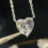 GRAFE ketting voor vrouw ontwerper Peach Heart Cut Diamond sieraden officiële reproducties 925 zilveren Europese maat cadeau voor vriendin met doos 018
