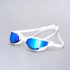 Lunettes Professionnel Adulte Natation Étanche Antibuée Racing Hommes Femmes Cool Argent Plaqué Équipement De Natation En Gros 230411