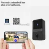 Doortbells 1080p عالية الدقة البصرية الأمن الذكي الكاميرا Doorbell الكاميرا اللاسلكية جرس الباب مع الرؤية الليلية IR في الوقت الحقيقي مراقبة YQ231111