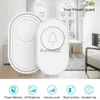 Doorbells eMastiff Wireless Doorbell 39 Music LED Flash Security Alarm Outdoor IP65 Waterproof Smart Home Intelligent Door Bell Chime Kit YQ231111