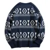 Suéteres para hombres Otoño para hombre Jersey de punto Hip Hop Vintage Gráfico Prendas de punto Streetwear Harajuku Moda Casual Jerseys Ropa de punto