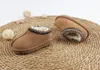 Pantoufles Tasman II pour enfants en bas âge Tazz Chaussures pour bébé Claquettes en fourrure de châtaigne Peau de mouton Shearling Classique Ultra Mini Boot Mules d'hiver à enfiler en laine Little Big ik garçons