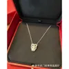 Kajia – collier tête de léopard en argent Sterling 925, pendentif pour femme, une nuit, riche en diamants verts, « léopard »
