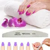 Limes à ongles 50 pièces en gros gris Art fichier 100180 tampon ponçage Salon manucure UV Gel pointe pédicure outil Lime a ongle 231110