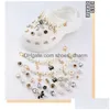 Accesorios de piezas de zapatos Rhinestones de lujo Charms Diseñador DIY Zapatos de cadena de perlas Decaration para Croc Jibbi Zuecos Niños Niños Mujeres Gi Dhnqi