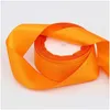 Ribbon 36 Color 25Mm 25Yard/Roll Handwork Polyester Silk Satin Ribbons Bow Home Party Decorations Diy Christmas Gifts Wrap 986 V2 Dr Dhwaw