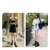 Boot Winter Combat Boots 2024 Fur Black Platform for Women Punk Gothic Shoes Ongle Temale Designer 231110