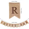 Party Decoration Coffee Bar Letter Printed Swallowtail Banner Gathering Garland Rustic Linen Supply Po Prop