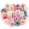 Fleurs décoratives 1 pièces fleur artificielle réutilisable 4.5 cm fournitures de fête de vacances artisanat créant une atmosphère merveilleuse tissu de soie Rose