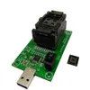 Circuiti integrati presa eMMC con USB dimensione 115x13_05mm nand flash per test BGA 169 e BGA 153 Clamshell Ciagw