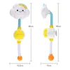 Bath Toys Baby Bath Toys Cloud Bathtub Showers Bathing Spouts Suckers Folding Faucet Children Bath Toys Cute Spray Shower Kids Gift 230410